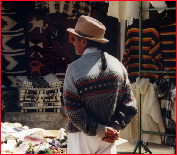 Equateur marche laine Otavalo