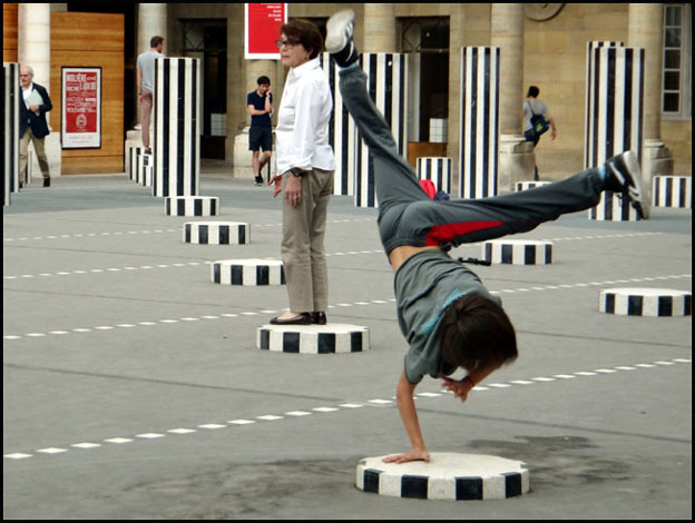 hip hop colonnes de buren