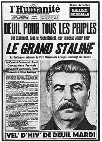 Staline mort Humanite
