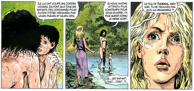 Thorgal 28 6 kriss nue et aniel fils de thorgal