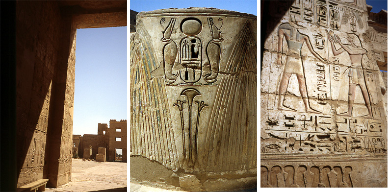 temple Ramsès III medinet habu b