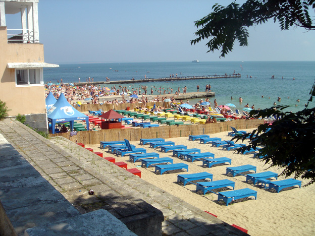 odessa plage sur la mer noire
