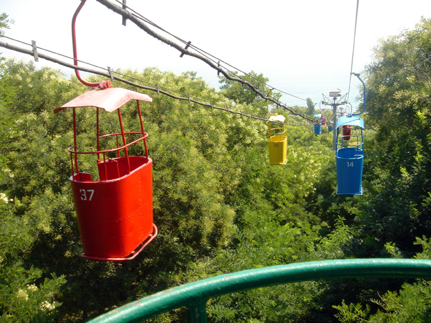 odessa telepherique vers la plage