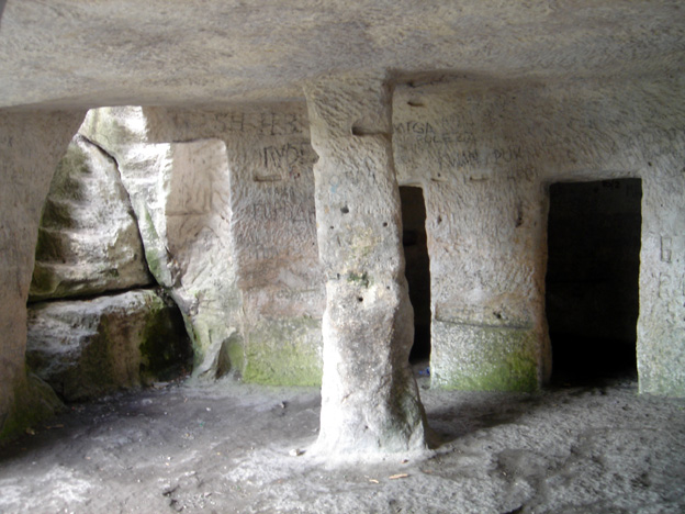 salle souterraine mangup kale crimee