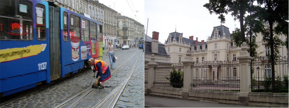 lvov ukraine retraitee au travail