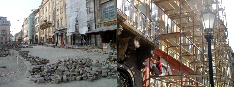 lvov ukraine travaux de refection