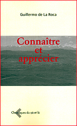 guillermo de la roca connaitre et apprecier