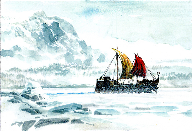 Thorgal 33 barque viking