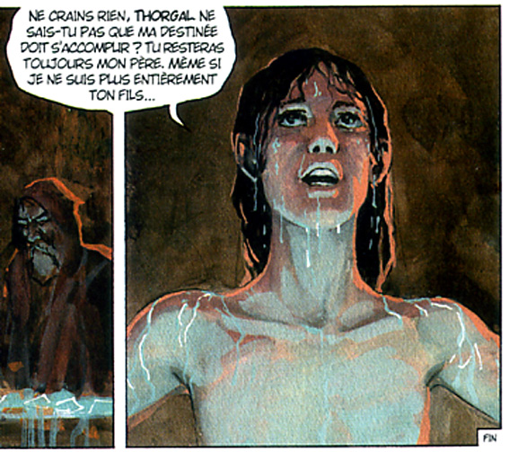 Thorgal 34 aniel jeune homme nu