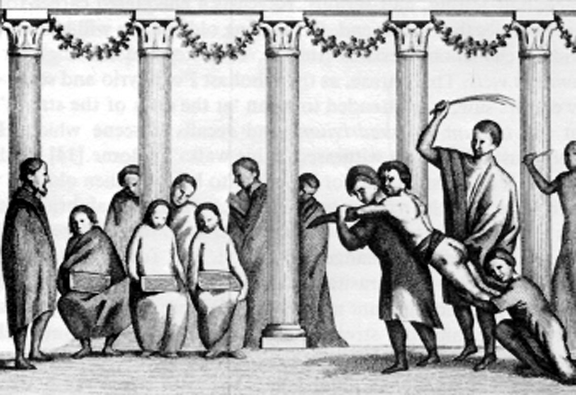 adolescent fouette pompei