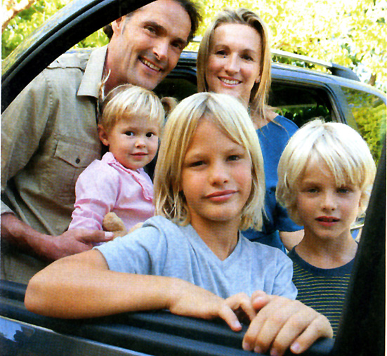 famille petits blonds