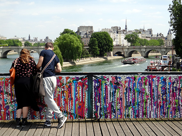 paris pont des arts 2015 art hidalgo