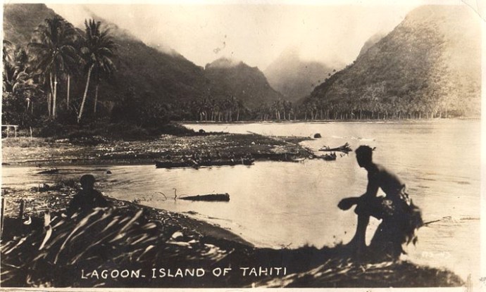 1932 lagon tahiti