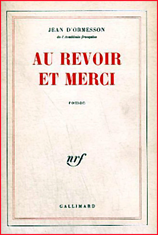 jean d ormesson au revoir et merci