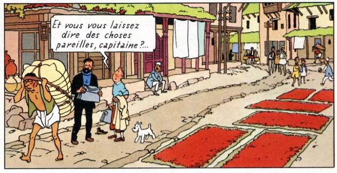kathmandou Tintin au Tibet 1960