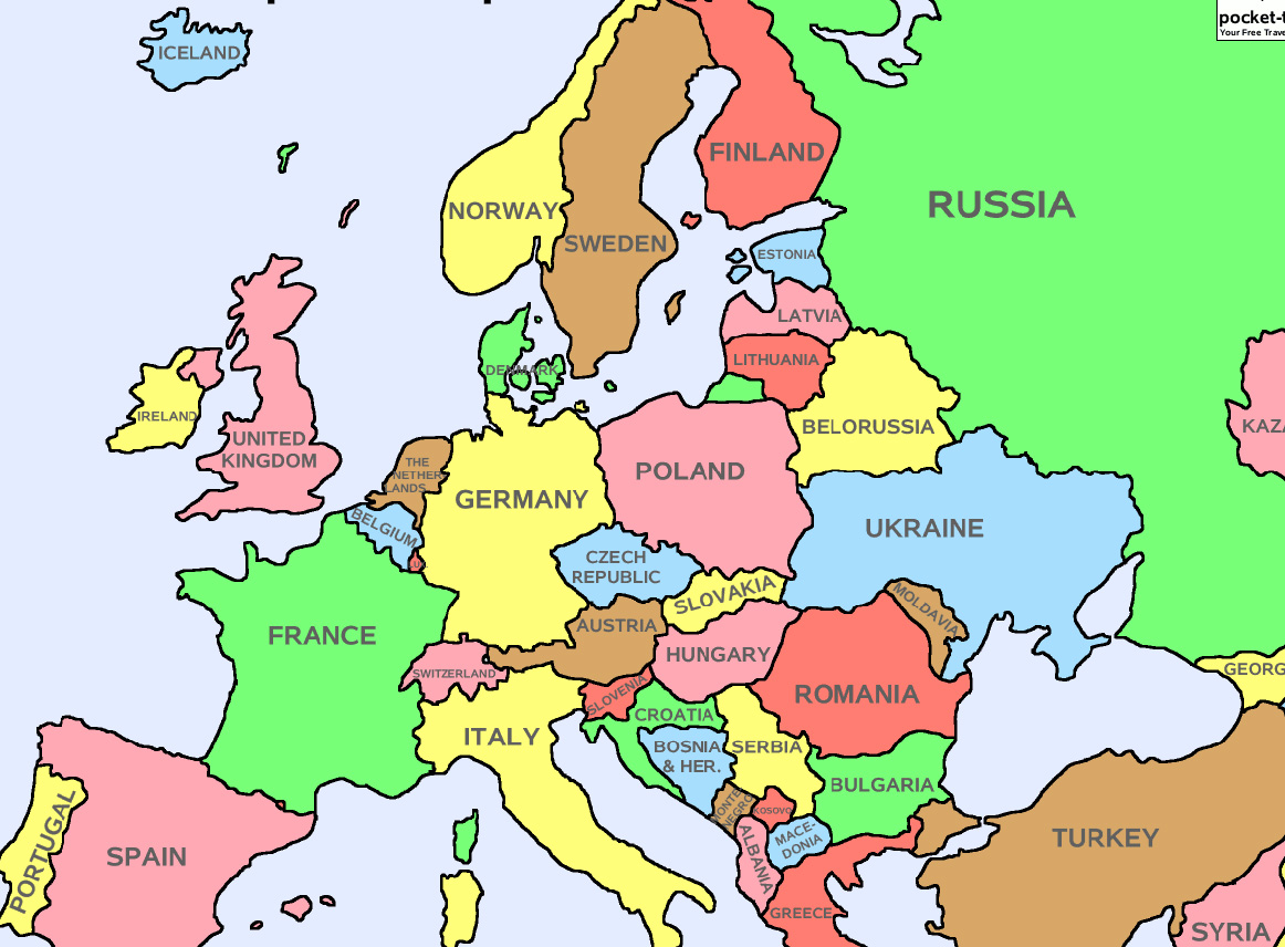 carte europe politique