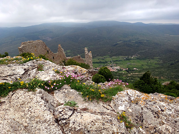 peyrepertuse domine la plaine