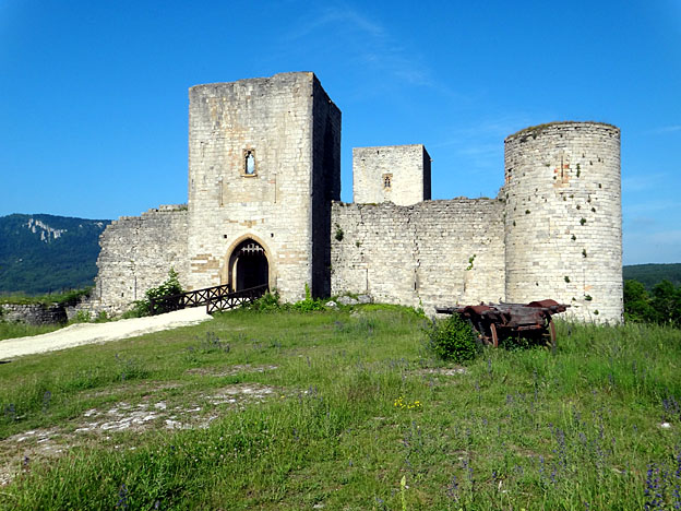 chateau de puivert entree