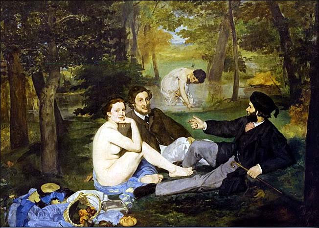 edouard manet le dejeuner sur herbe 1863
