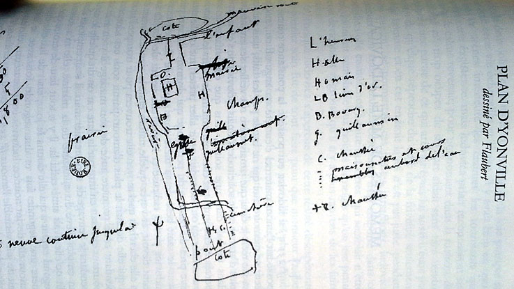 flaubert-plan-de-yonville-madame-bovary